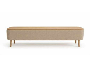 Meuble TV en bois " Sarven " - 120 x 30 x 45 cm - Beige