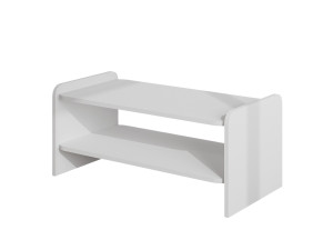 Table Basse en bois " Amon " - 90 x 45 x 40 cm - Blanc