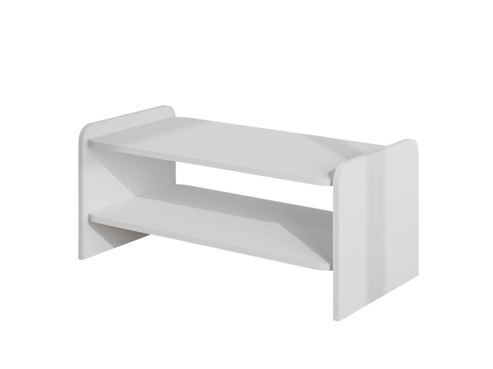 Table Basse en bois " Amon " - 90 x 45 x 40 cm - Blanc