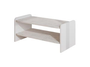 Table Basse en bois " Amon " - 90 x 45 x 40 cm - Blanc