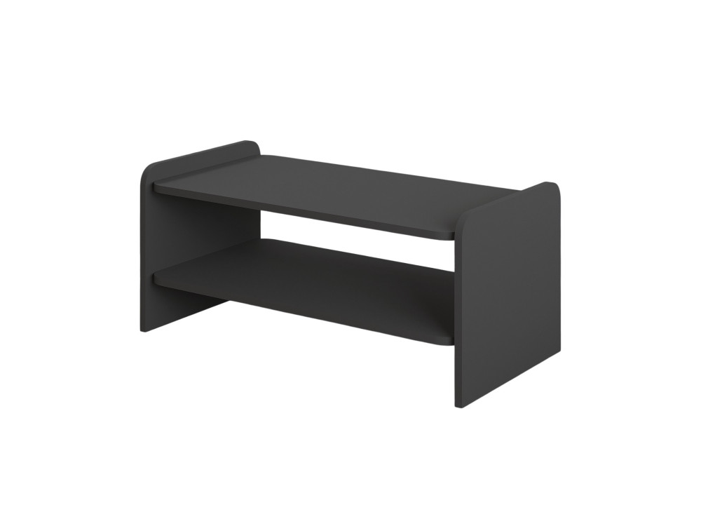 Table Basse en bois " Amon " - 89,8 x 39,8 x 44,8 cm - Anthracite