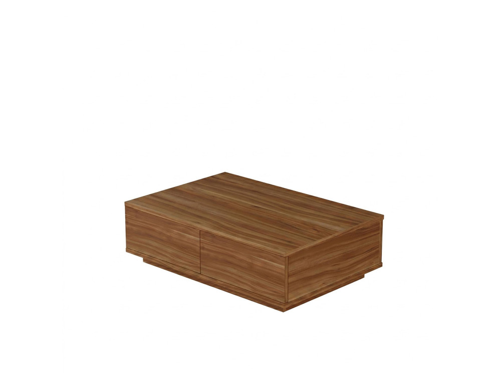 Table Basse en bois " Ave14 " - 90 x 28,6 x 60 cm - Noyer