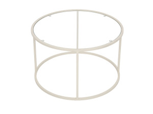 Table Basse en bois "Beige-Trs-80-Nrd-Srk" -80 x 80 x 43 cm - Beige