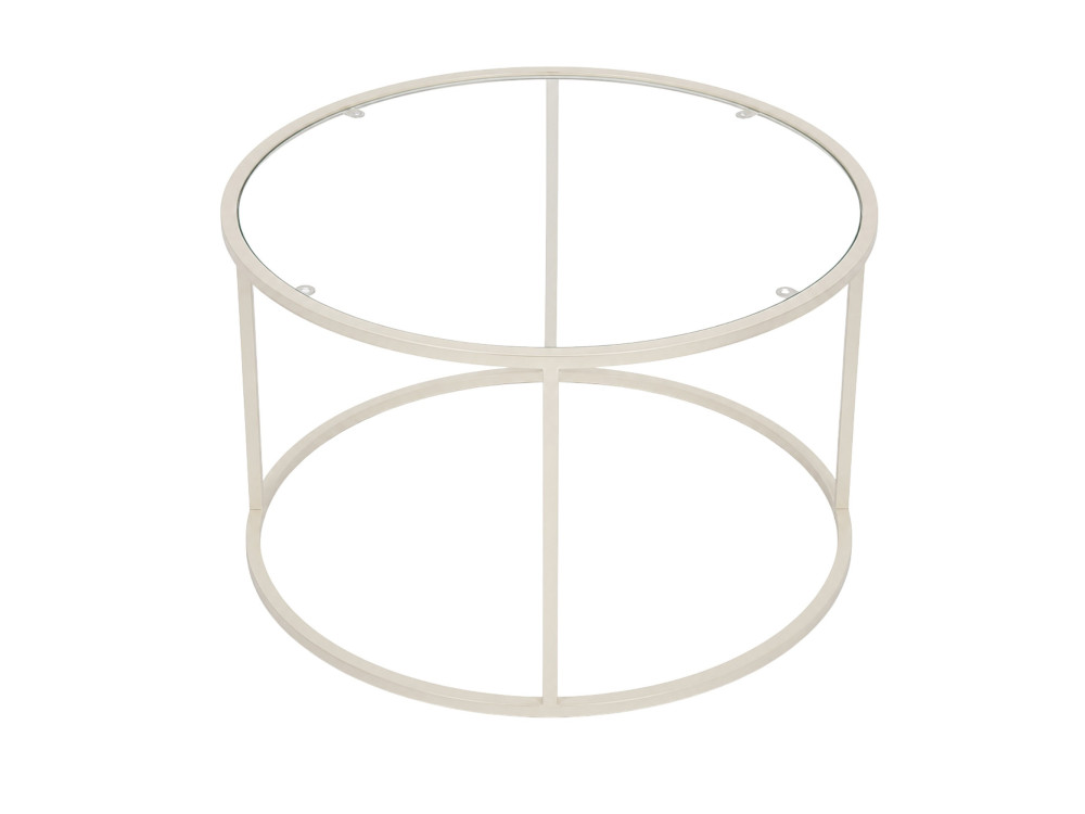 Table Basse en bois "Beige-Trs-80-Nrd-Srk" -80 x 80 x 43 cm - Beige