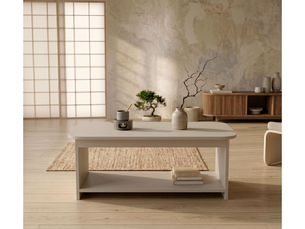 Table Basse en bois " Chb1 " - 100 x 50 x 42 cm - Cachemire