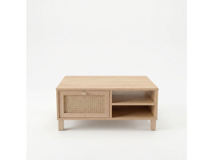 Table Basse en bois " Dune " - 90 x 60 x 39 cm - Chêne