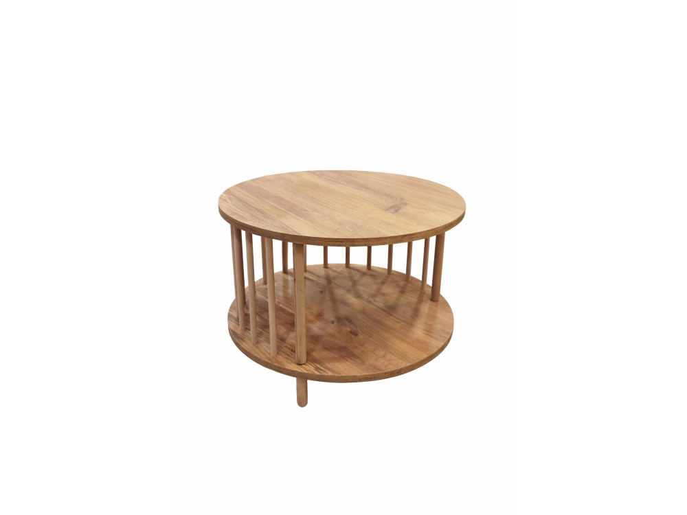 Table Basse en bois " Peka-0108 " - 60 x 43 cm - Pin