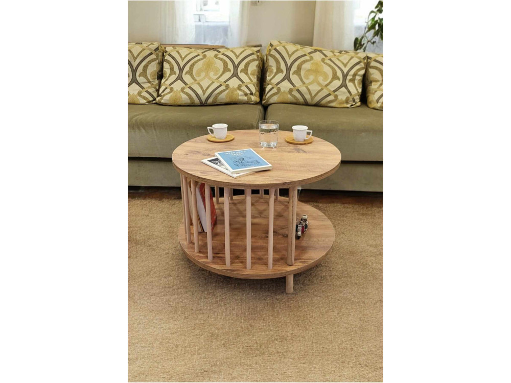 Table Basse en bois " Peka-0108 " - 60 x 43 cm - Pin