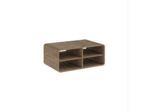 Table Basse en bois "ROVEL" - 80 x 50 x 32 cm - Naturel