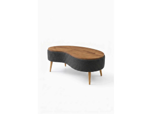 Table Basse en bois " Vera " - 98 x 50 x 45 cm - Anthracite
