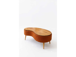 Table Basse en bois "Vera" - 98 x 50 x 45 cm - Marron