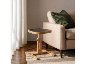 Table d'Appoint en bois " Opus Kare 42 " - 42 x 42 x 57 cm - Chêne