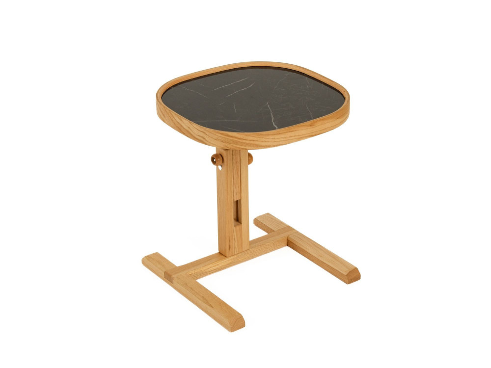 Table d'Appoint en bois " Opus Kare 42 " - 42 x 42 x 57 cm - Chêne