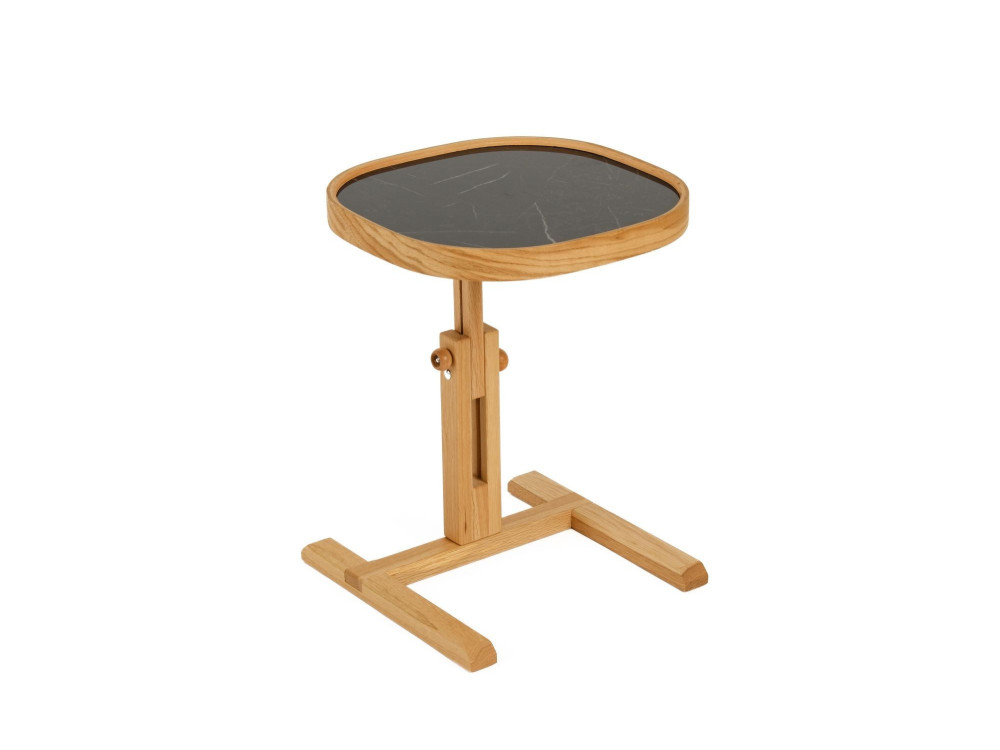 Table d'Appoint en bois " Opus Kare 42 " - 42 x 42 x 57 cm - Chêne