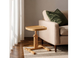 Table d'Appoint en bois " Opus Kare 42 " - 42 x 42 x 57 cm - Chêne
