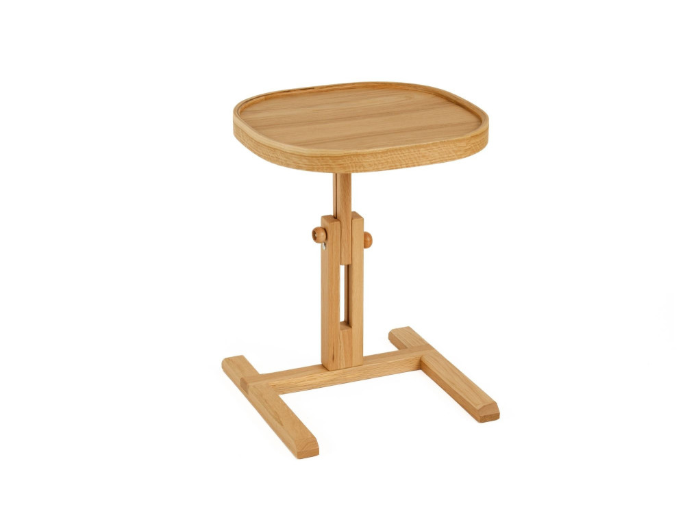 Table d'Appoint en bois " Opus Kare 42 " - 42 x 42 x 57 cm - Chêne