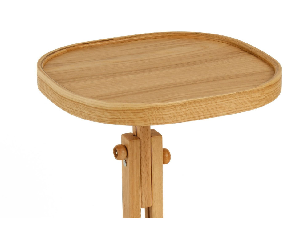Table d'Appoint en bois " Opus Kare 42 " - 42 x 42 x 57 cm - Chêne