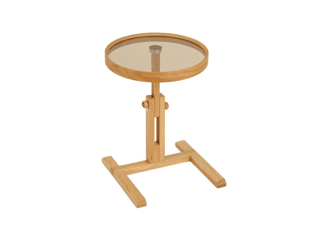 Table d'Appoint en bois " Opus Yuvarlak 40 " - 40 x 40 x 57 cm - Chêne