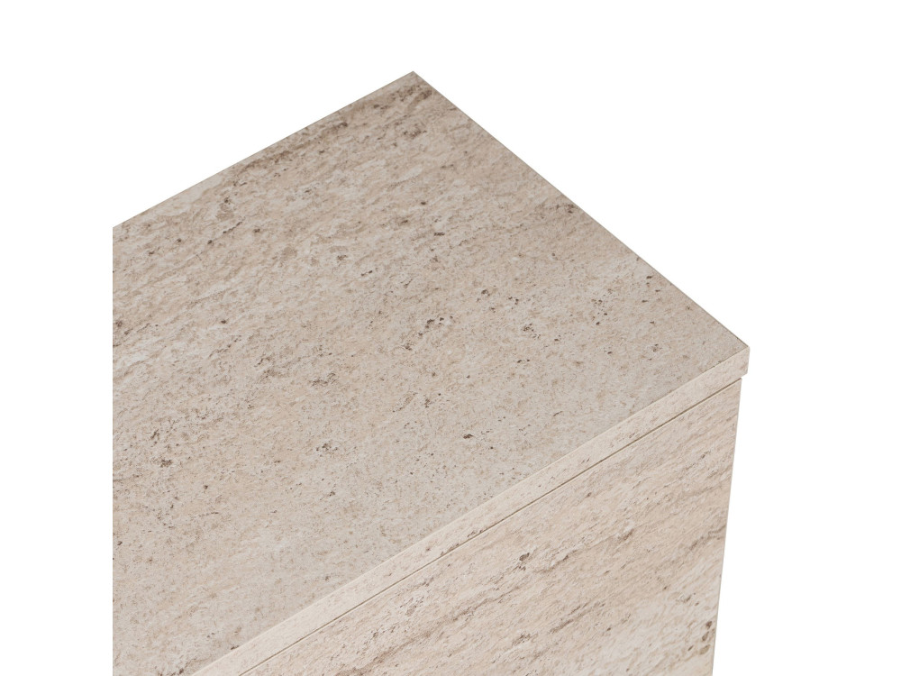 Meuble TV en bois " Ligne 160 " - 160 x 25 x 25 cm - Travertin