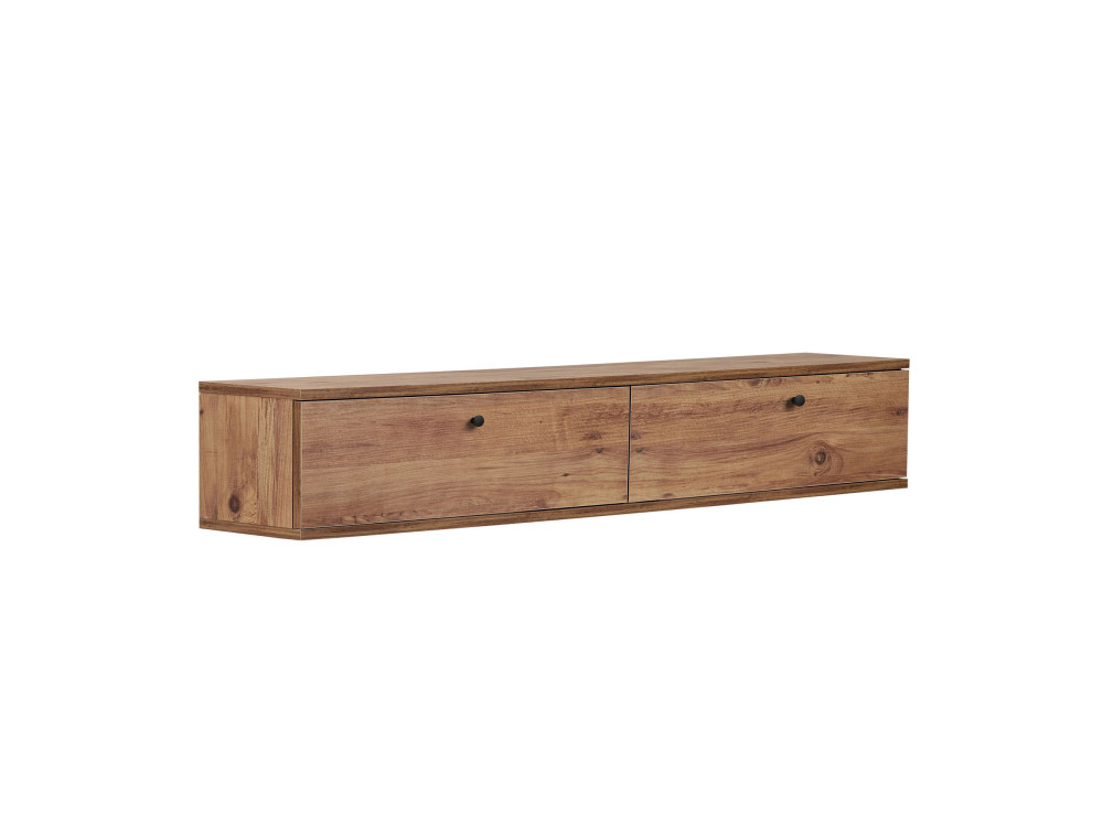 Meuble TV en bois "Ligne 160" - 160 x 25 x 25 cm - Beige