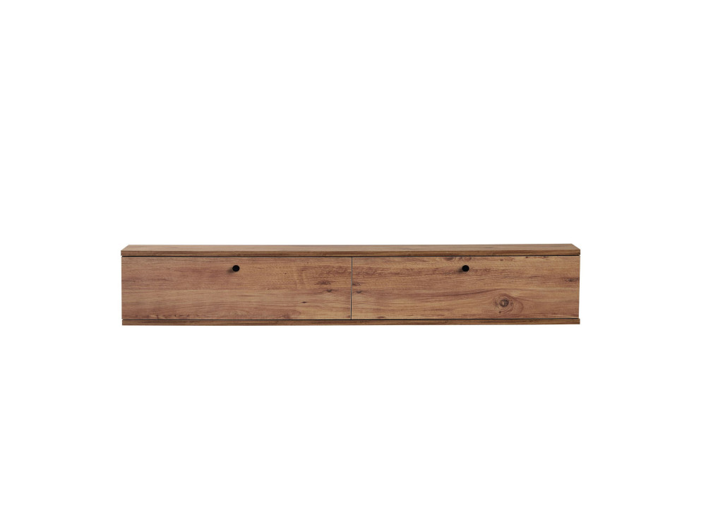 Meuble TV en bois "Ligne 160" - 160 x 25 x 25 cm - Beige