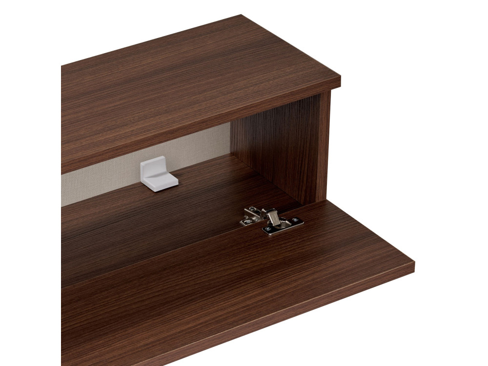 Meuble TV en bois "Ligne 160" - 160 x 25 x 25 cm - Noyer