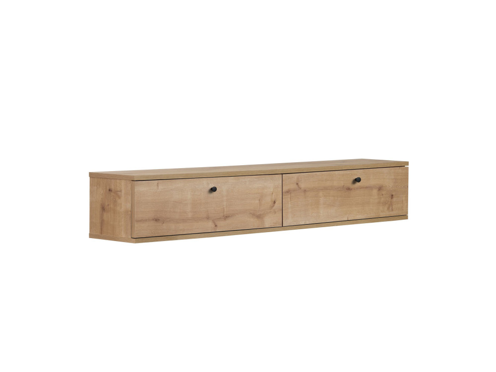 Meuble TV en bois "Ligne 160" - 160 x 25 x 25 cm - Chene