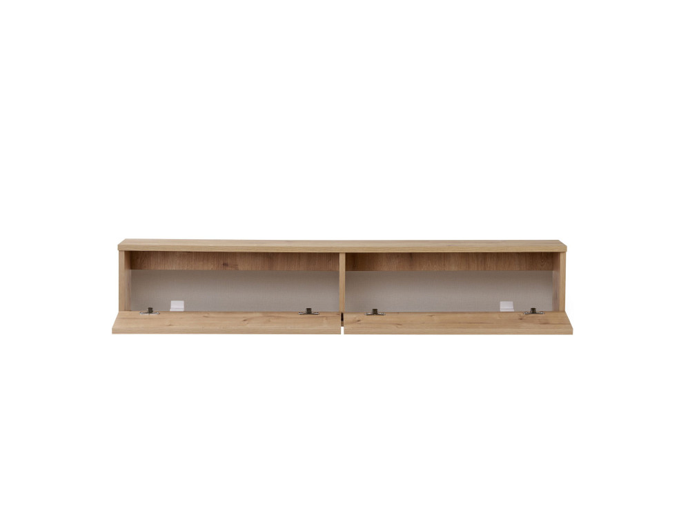 Meuble TV en bois "Ligne 160" - 160 x 25 x 25 cm - Chene