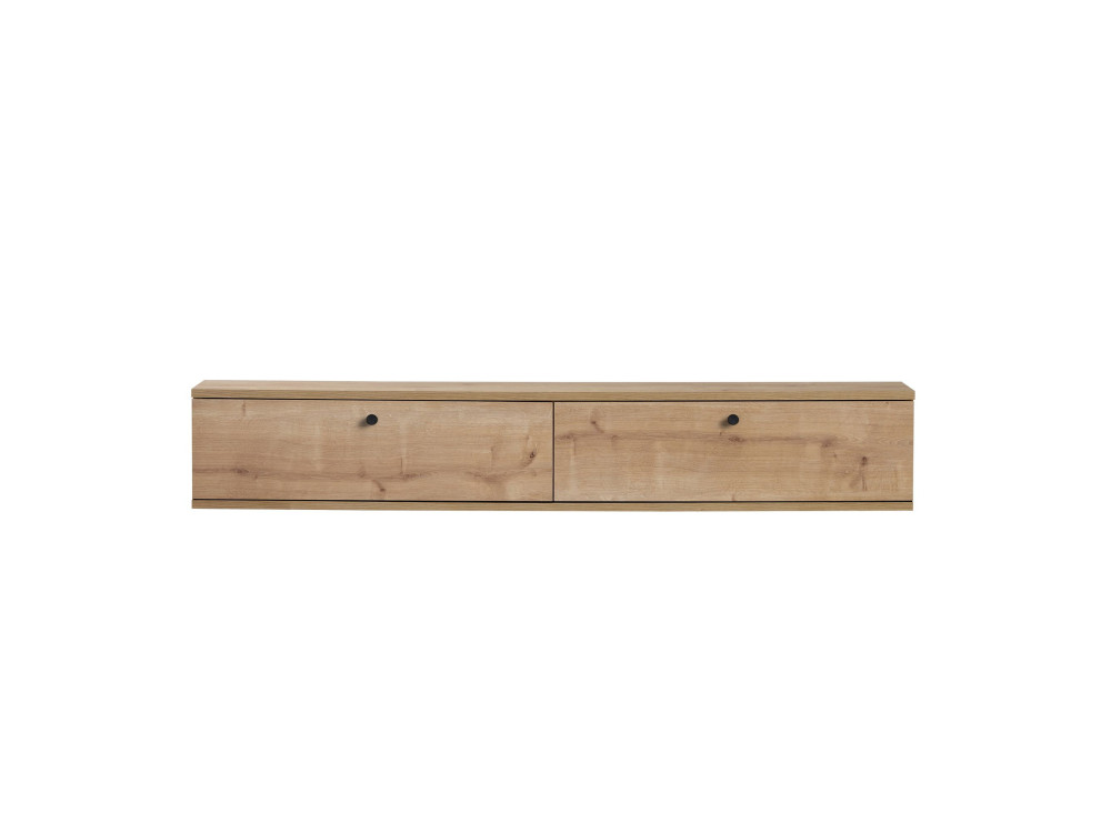 Meuble TV en bois "Ligne 160" - 160 x 25 x 25 cm - Chene
