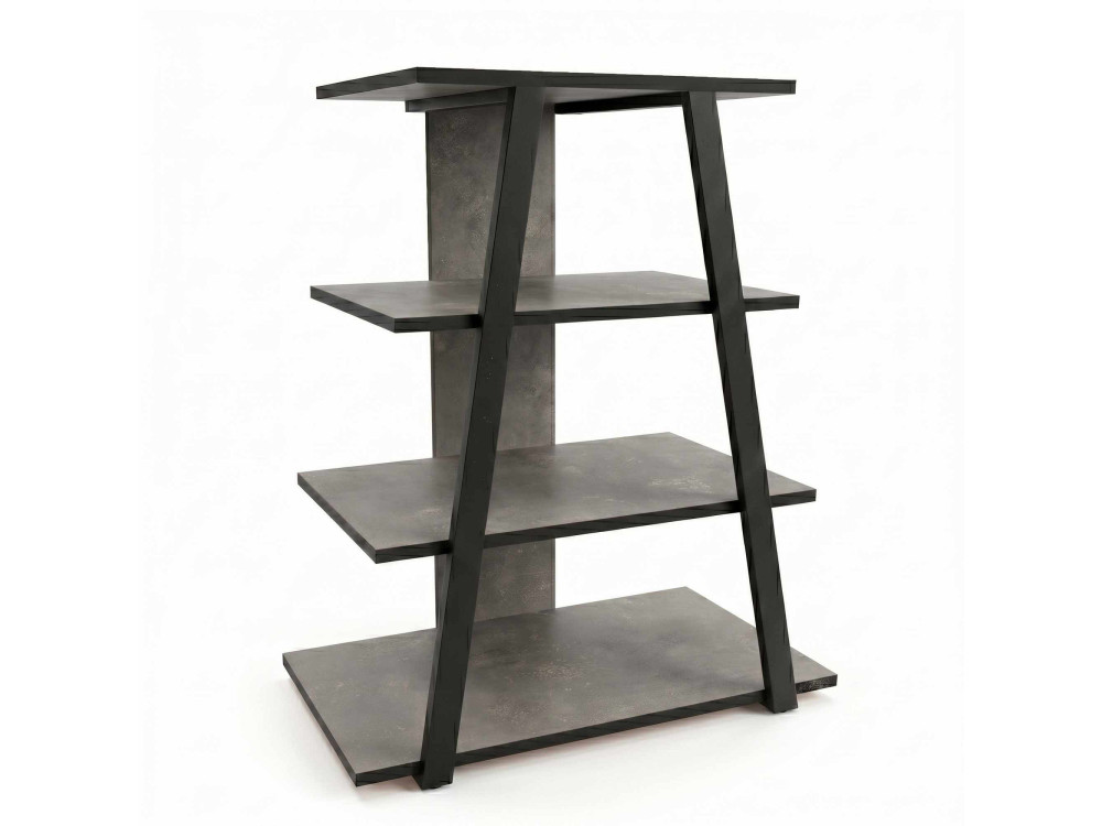 Meuble TV en bois "LYNO" - 70 x 41 x 80 cm - Gris
