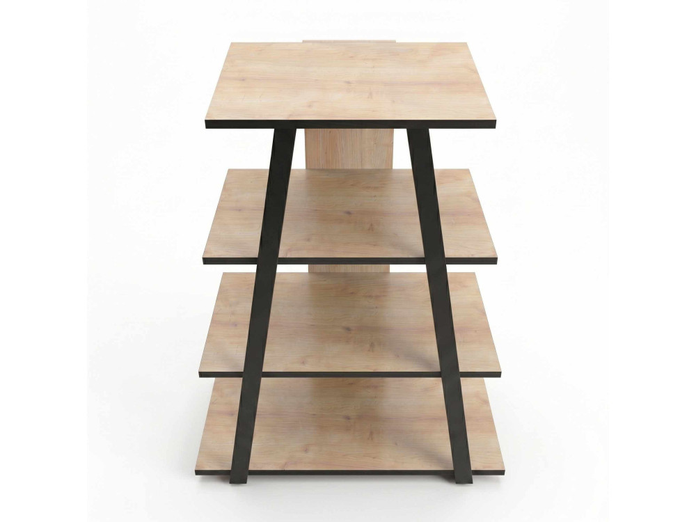 Meuble TV en bois "LYNO" - 70 x 41 x 80 cm - Beige