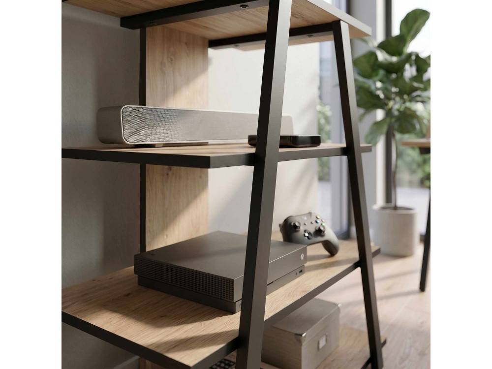 Meuble TV en bois "LYNO" - 70 x 41 x 80 cm - Beige