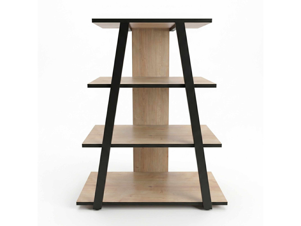 Meuble TV en bois "LYNO" - 70 x 41 x 80 cm - Beige