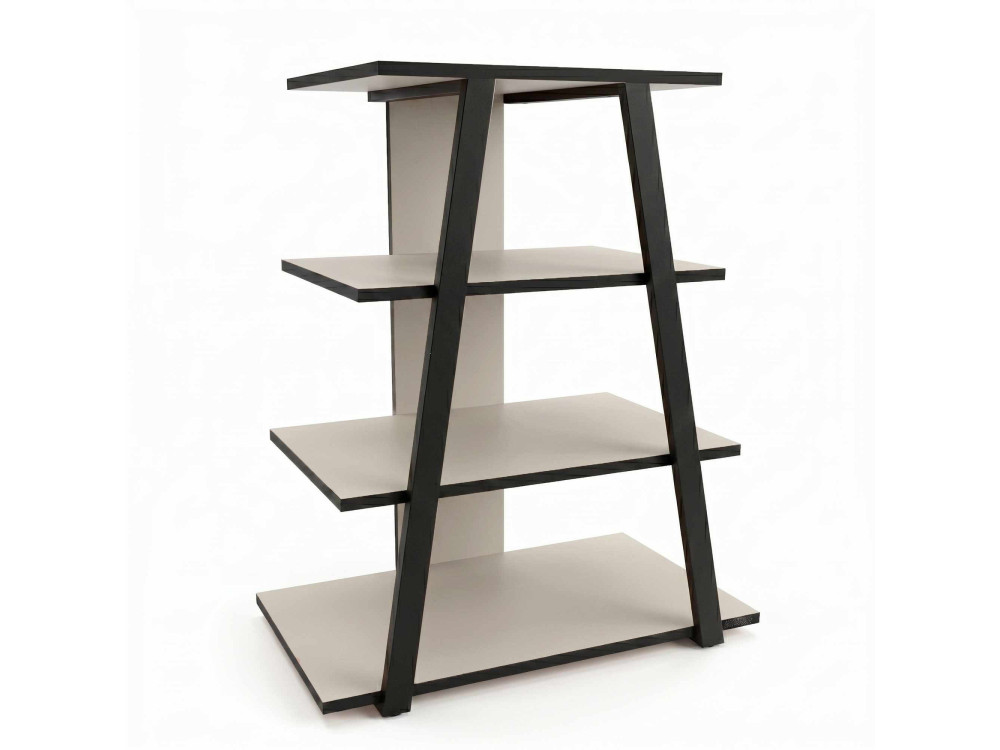 Meuble TV en bois "LYNO" -70 x 41 x 80  cm - Gris