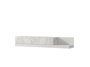 Meuble TV en bois "Major" - 180 x 37 x 30 cm - Blanc