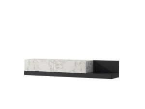 Meuble TV en bois "Major" - 180 x 37 x 30 cm - Gris