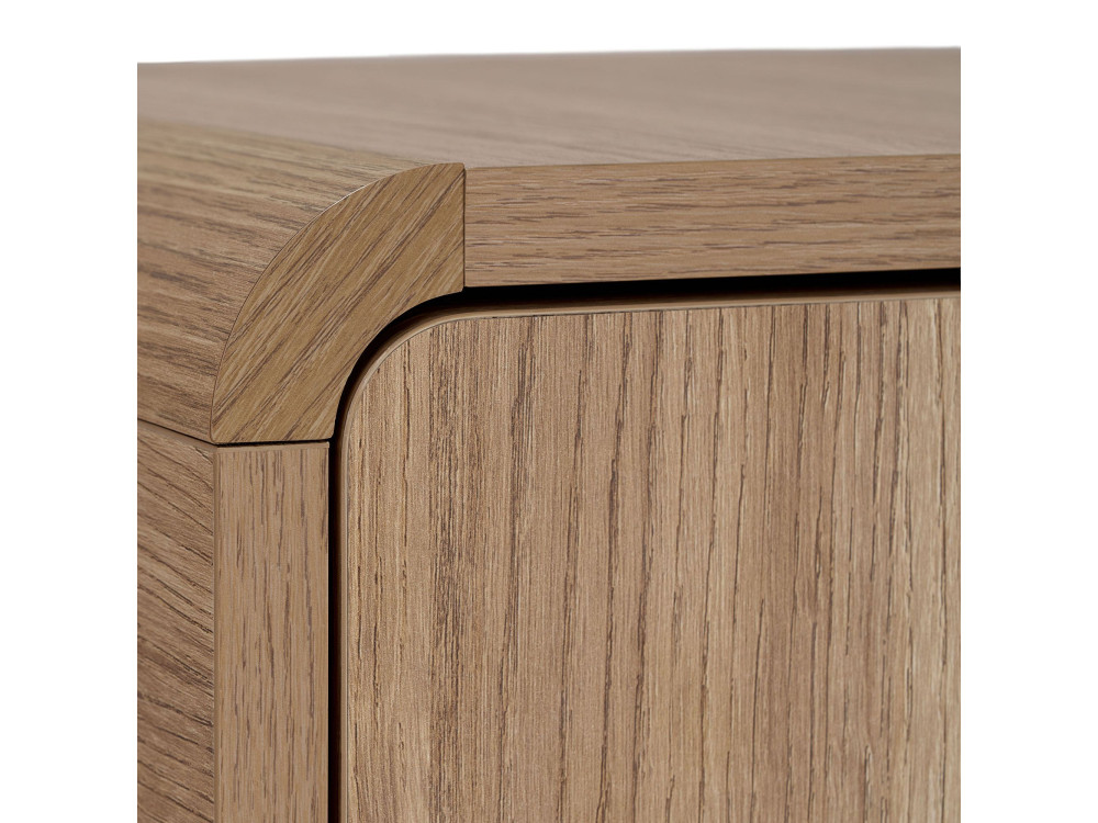 Meuble TV en bois "Mirel" - 180 x 34 x 52 cm - Chêne