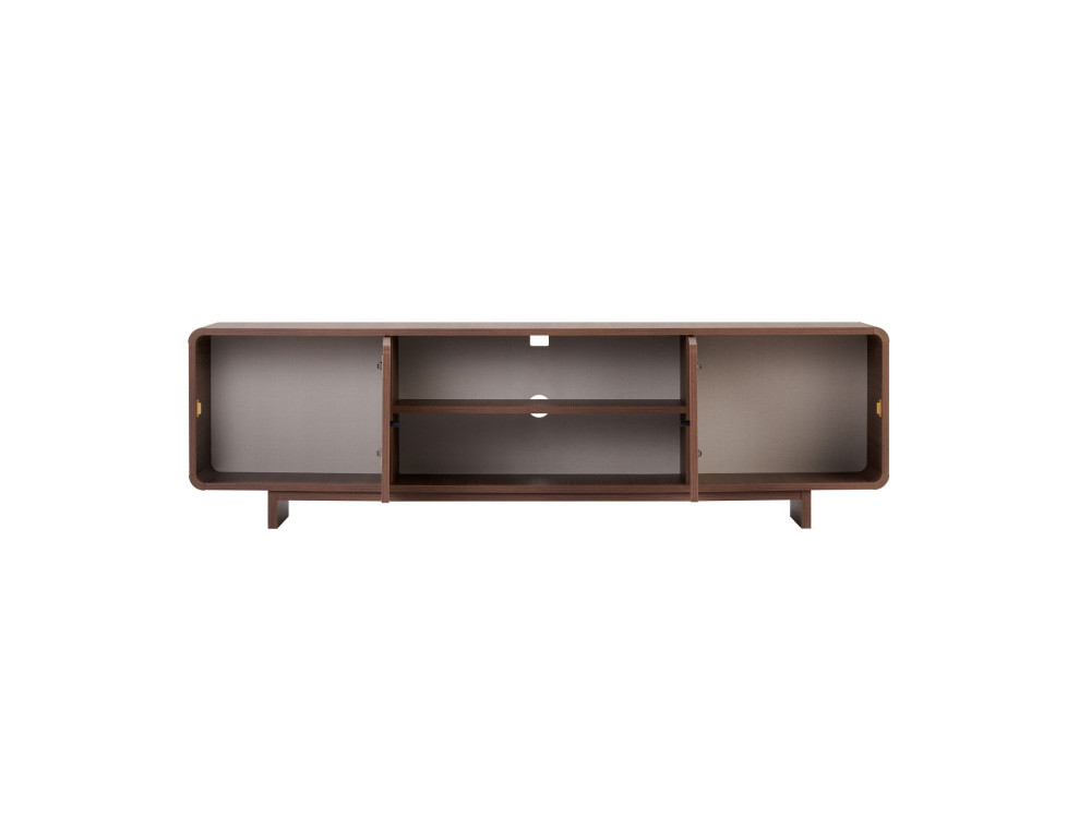 Meuble TV en bois "Mirel" - 180 x 34 x 52  cm - Marron