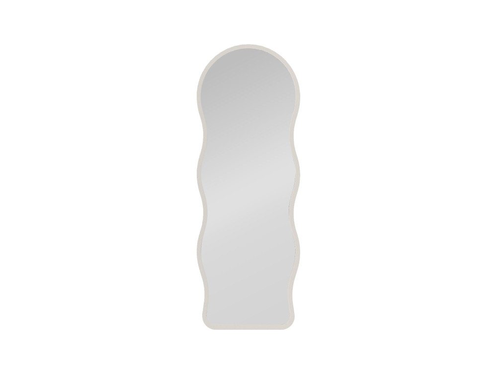 Miroir sur pied en bois "Asial" - 50 x 2 x 160 cm - Blanc