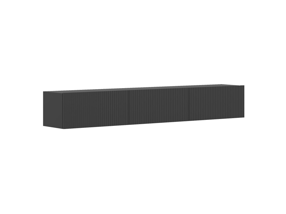 Meuble TV en bois "Ada" - 180 x 31 x 29 cm - Anthracite