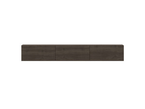 Meuble TV en bois "Ada" - 180 x 31 x 29 cm - Noyer
