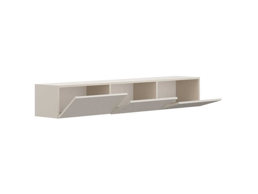 Meuble TV en bois "Ada" - 180 x 31 x 29  cm - Gris