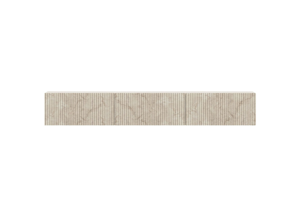 Meuble TV en bois "Ada" - 180 x 31 x 29 cm - Travertin