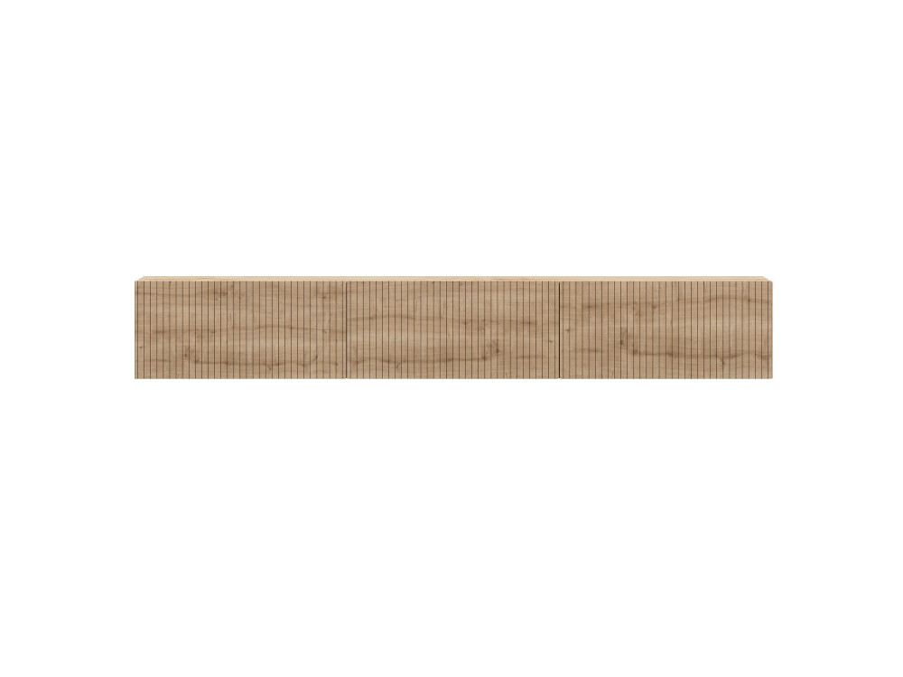 Meuble TV en bois "Ada" -180 x 31 x 29  cm - Chêne