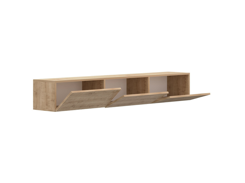 Meuble TV en bois "Ada" -180 x 31 x 29  cm - Chêne