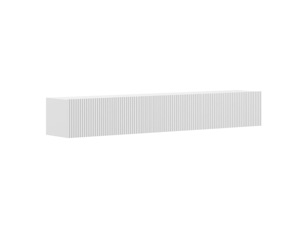 Meuble TV en bois "Ada" - 180 x 31 x 29 cm - Blanc