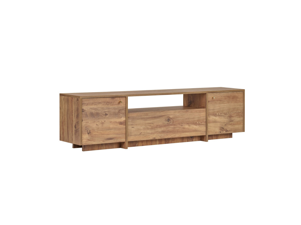 Meuble TV en bois "Alvar" - 180 x 35 x 46 cm - Pin Atlantique