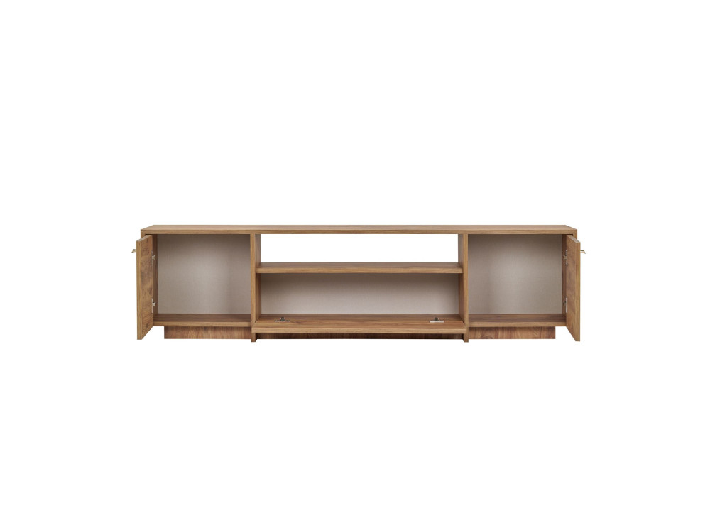 Meuble TV en bois "Alvar" - 180 x 35 x 46 cm - Pin Atlantique