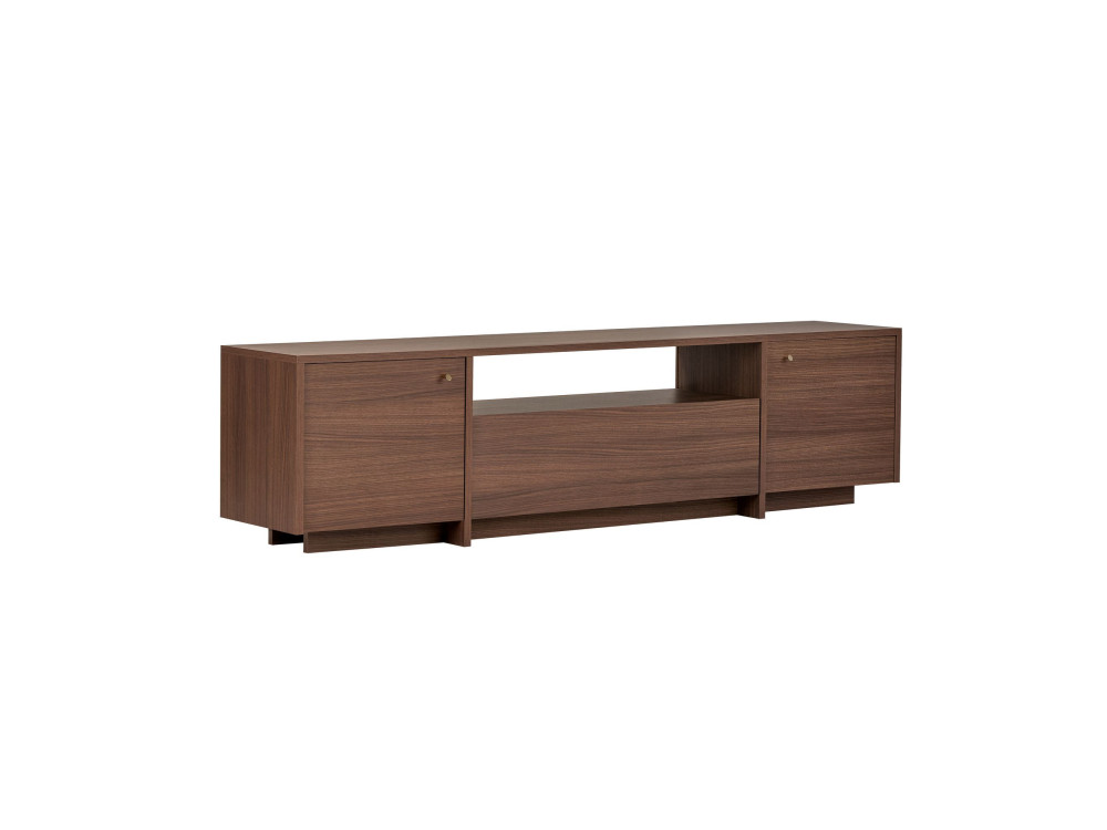 Meuble TV en bois "Alvar" - 180 x 35 x 46 cm - Marron