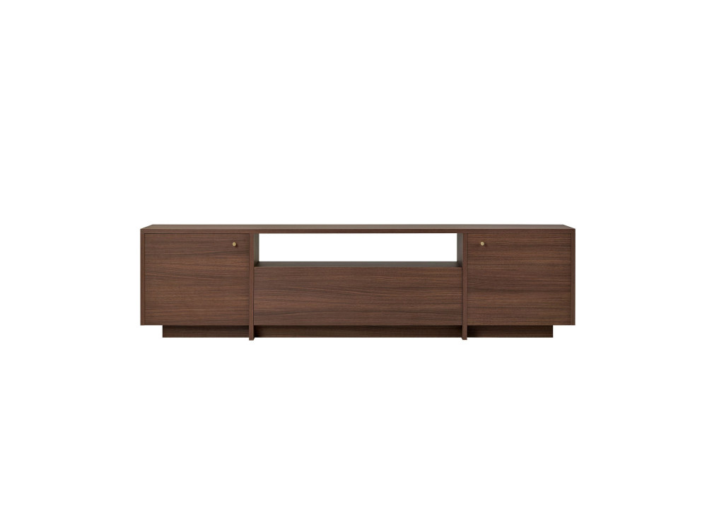 Meuble TV en bois "Alvar" - 180 x 35 x 46 cm - Marron